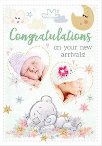 Tap to view New Arrivals - Twins Photo Card