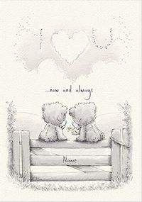 Me To You - Now & Always Personalised Anniversary Card