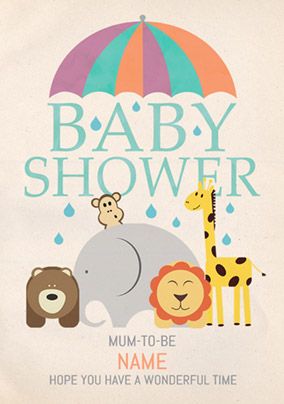 Animal Magic - Baby Shower Mum to Be