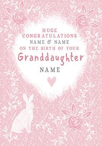 Tap to view Huge Congratulations On The Birth Of Your Granddaughter Card