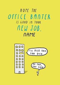 Office Banter Personalised Card