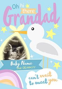 Tap to view Grandad - Can't Wait To Meet You Photo Card