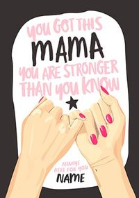 Stronger Than You Know Personalised Card