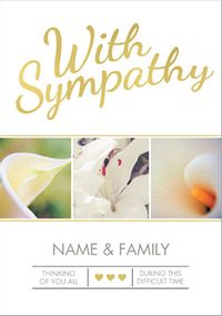 Tap to view Luxe Love Affair - Sympathy Card Thinking of You
