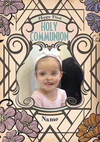 Tap to view Daisy & Jay - Communion Card Photo Upload