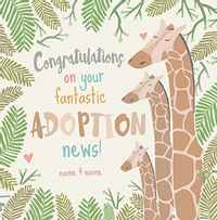 Tap to view Fantastic Adoption News Personalised Card