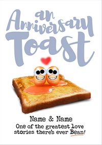 Tap to view An Anniversary Toast Personalised Card