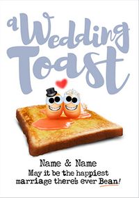 Tap to view Wedding Toast Personalised Card
