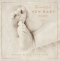 Tap to view Beautiful New Baby Feet Card