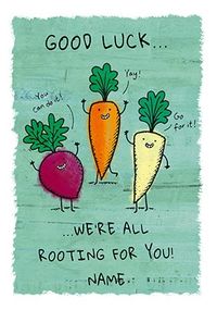 Rooting For You! Personalised Card