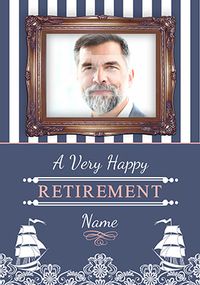 Tap to view Sail Away with Me - Retirement Card Photo Upload