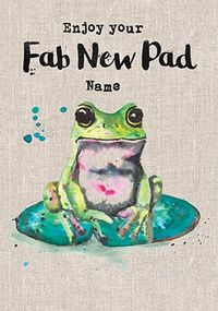 Sarah Kelleher - Fab New Pad Personalised Card