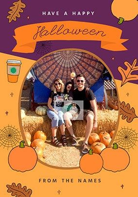 Family Halloween Photo Card