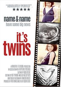 It's Twins Photo Upload Pregnancy Announcement Card