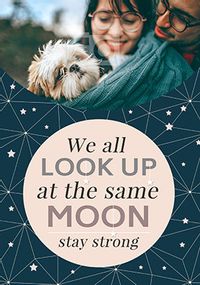 Tap to view The Same Moon Photo Christmas Card