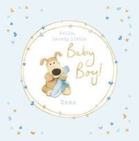 Boofle New Baby Boy Card
