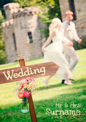 Carlton - Wedding Sign