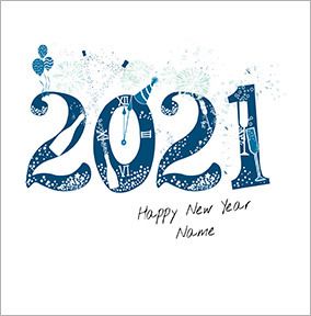 ZDISC Happy New Year 2021 Card