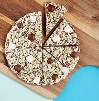 Honeycomb & Marshmallow Chocolate Pizza