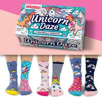 Kids Unicorn Daze Oddsocks Pack Size 12-5