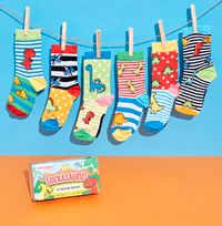 Kids Sockasaurus Oddsocks Pack Size 9-12