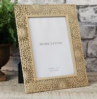 Gold Metal Photo Frame - 5 x 7 in