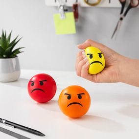 Emoji Set Of 3 Stress Balls