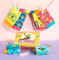 Ladies Bee Yourself Oddsocks Pack Size 4-8