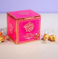 Willie's Cacao Sea Salt Caramel Pearls Strawberries & Cream