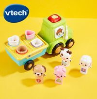 Vtech Shapes and Animals Pull Along Tractor