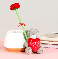 Tap to view Tatty Teddy  With Rose In A Gift Box
