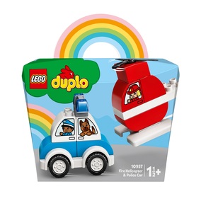 LEGO Duplo Fire Helicopter & Police Car