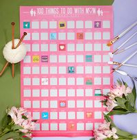 Tap to view 100 Things To Do With Mum Scratch Poster
