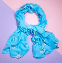 Tap to view Tree of Life Blue and Rose Gold Scarf