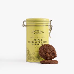 Cartwright & Butler Triple Choc Chunk Biscuits in Tin