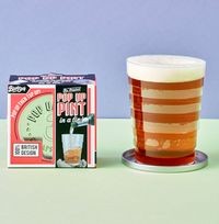 Pop Up Pint Glass In A Tin
