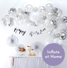 Balloon Arch - Silver