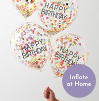 Tap to view Confetti Balloon Pack - Happy Birthday