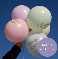 Tap to view Pastel Happy Birthday Balloons
