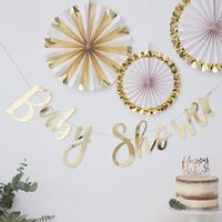 Baby Shower - Gold Garland