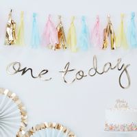 One Today - Gold Garland