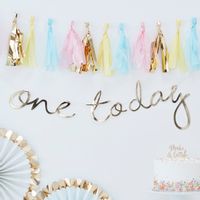 One Today - Gold Garland