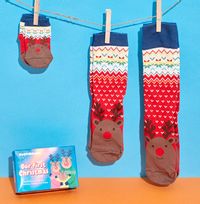 Our First Christmas - Matching Socks for Mummy, Daddy & Baby