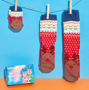 Our First Christmas - Mummy, Daddy & Me Sock Pack