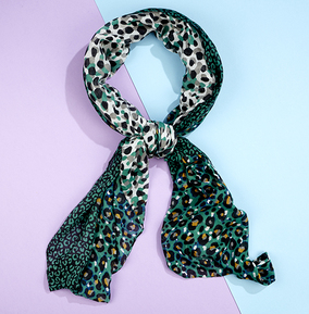 Recycled Green Animal Print Scarf WAS €17.99 NOW €7.99