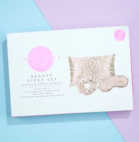 Satin Pillowcase, Eye Mask and Scrunchie Set