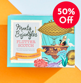 Monty Bojangles Flutter Scotch Truffles Gift Box 150g WAS £4.99 NOW £2.49