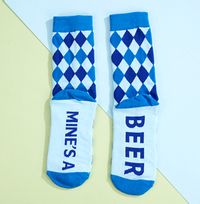 Mine's A Beer Socks