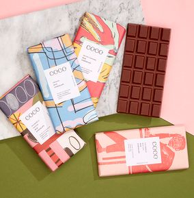 Coco Chocolatier Five Bar Milk Collection