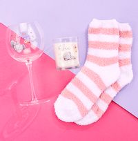 Tatty Teddy Gin Glass, Socks and Candle Set